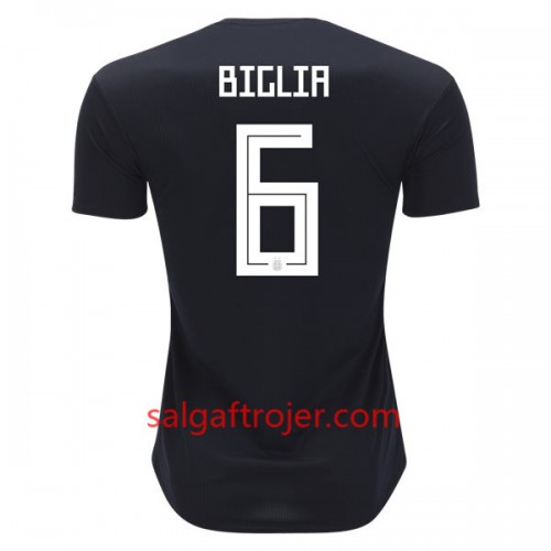 Argentina Fodboldtrøjer Biglia 6 Udebanesæt VM 2018 Argentina Fodboldtrøjer Biglia 6 Udebanesæt VM 2018